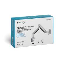 Soporte de mesa TooQ DB3032TNR-S 13" a 32" con brazo plata
