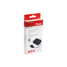 Hub USB Equip Life 4 puertos USB 2.0 negro