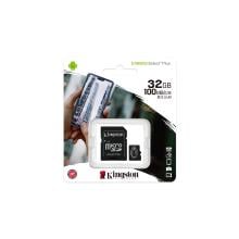 MEMORIA MICROSD KINGSTON 32GB CANVAS SELECT PLUS CON ADAPTADOR