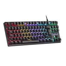 Teclado mecánico TKL Mars Gaming MKXTKL Switch Rojo, Negro
