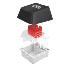 Teclado mecánico TKL Mars Gaming MKXTKL Switch Rojo, Negro