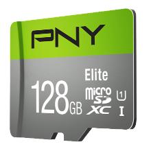 Memoria microSD PNY Elite 128GB C10 + adaptador