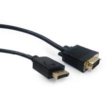 Cable Gembird DisplayPort macho a VGA macho 1.8m negro