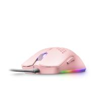 Ratón Mars Gaming MMax diseño Hive Pink 12.400 DPI