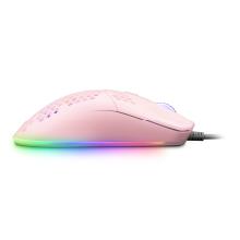 Ratón Mars Gaming MMax diseño Hive Pink 12.400 DPI