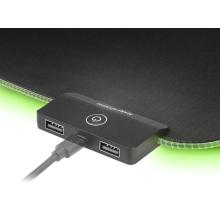 Alfombrilla Mars Gaming MMPRGB2 RGB XL con hub USB
