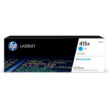 Tóner original HP 415A cian