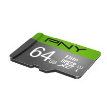 Memoria microSD PNY 64GB Elite con adaptador