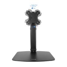 Soporte de mesa TooQ DB1127TN-B 17" a 27" regulable con peana negro