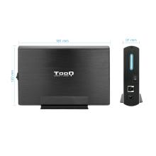 Caja externa Tooq HD TQE-3531B 3.5" USB 3.0 negro