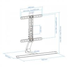 SOPORTE MESA TOOQ DB3265F-B 32"A 65" FIJO