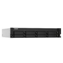 QNAP TS-832PXU-RP ETHERNET BASTIDOR (2U) NEGRO NAS