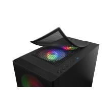 Caja Micro ATX Tacens Mars Gaming MCZ negro