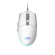 Ratón Mars Gaming MMG White óptico 3200 DPI 6 botones