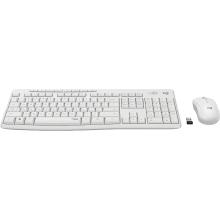 Teclado y ratón inalámbrico Logitech MK295 blanco