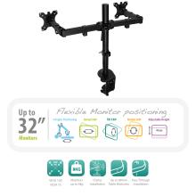 Soporte de mesa Ewent EW1512 de 13" a 32" 2 pantallas con brazo