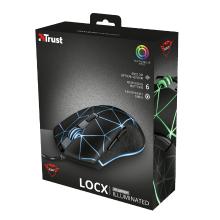 Ratón Trust Gaming GXT 133 Locx LED 800/4000 DPI