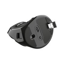 Ratón inalámbrico Trust Voxx recargable ergonómico vertical negro