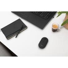 Ratón inalámbrico Trust Puck dual Bluetooth + AdaptadorRF Recargable fino negro