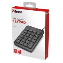 Teclado numérico Trust Xalas USB negro