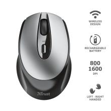 Ratón inalámbrico Trust Zaya recargable gris
