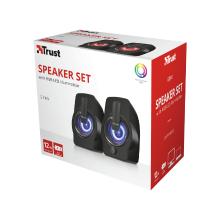 Altavoces Trust 2.0 Gemi RGB 12W RMS