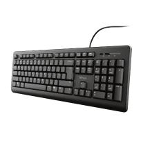Teclado Trust TK-150 silencioso USB negro