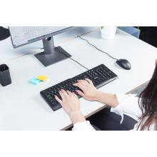 Teclado Trust TK-150 silencioso USB negro