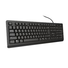 Teclado Trust TK-150 silencioso USB negro