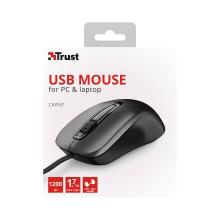 Ratón Trust Carve 1200 DPI USB negro