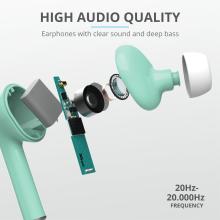 Auriculares Bluetooth Trust Nika Táctil turquesa