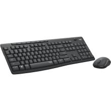 Teclado y ratón inalámbrico Logitech MK295 silent negro