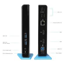 Adaptador Station I-Tec USB-A y USB Tipo C 2xHDMI RJ45