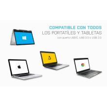 Adaptador Station I-Tec USB-A y USB Tipo C 2xHDMI RJ45