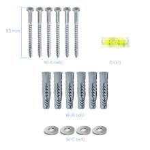 Soporte de pared TooQ LP3790TN-B 37" a 90" oon doble brazo extensible