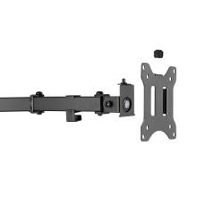 Soporte de mesa Equip 650123 de 13" a 32" 2 pantallas con peana