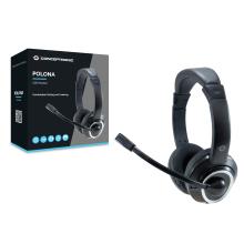 Auricular con micrófono Conceptronic Polona USB