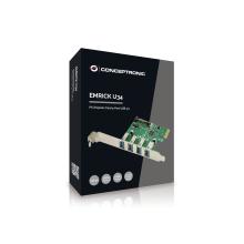 Controladora Conceptronic PCIe 4 puertos USB 3.0