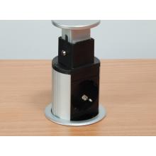 Regleta de mesa Equip Pop-Up 3 tomas + 2xUSB-A
