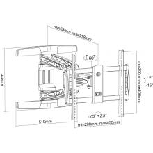 Soporte de pared Equip 650108 32" a 55" con brazo extensible