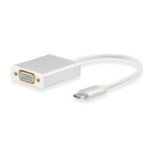 Adaptador Equip USB Tipo C macho a VGA hembra