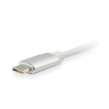 Adaptador Equip USB Tipo C macho a DVI-I hembra
