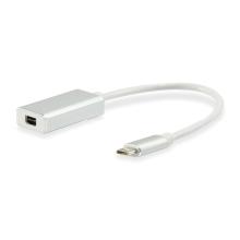 Adaptador Equip USB tipo C a Mini DisplayPort blanco