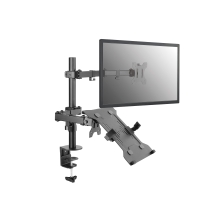 Soporte de mesa Equip 650119 para monitor y portátil negro