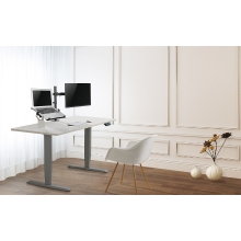 Soporte de mesa Equip 650119 para monitor y portátil negro