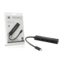 Hub USB tipo C Conceptronic 4 puertos USB 3.0