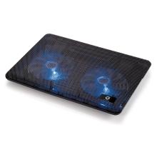 Base refrigeradora Conceptronic 15.6" con 2 ventiladores