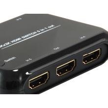 Adaptador / selector HDMI EQUIP 5 entradas 1 salida  con mando