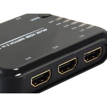 Adaptador / selector HDMI EQUIP 5 entradas 1 salida  con mando