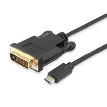 Cable Equip USB Tipo C macho a DVI-D macho 1.8m